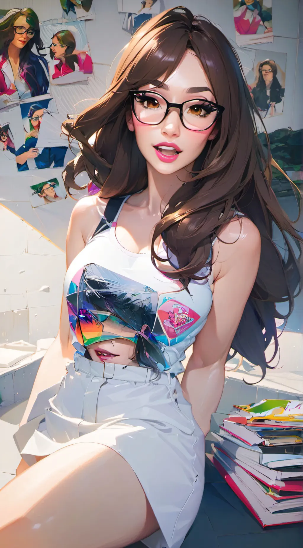 ai character: sssniper wolf background