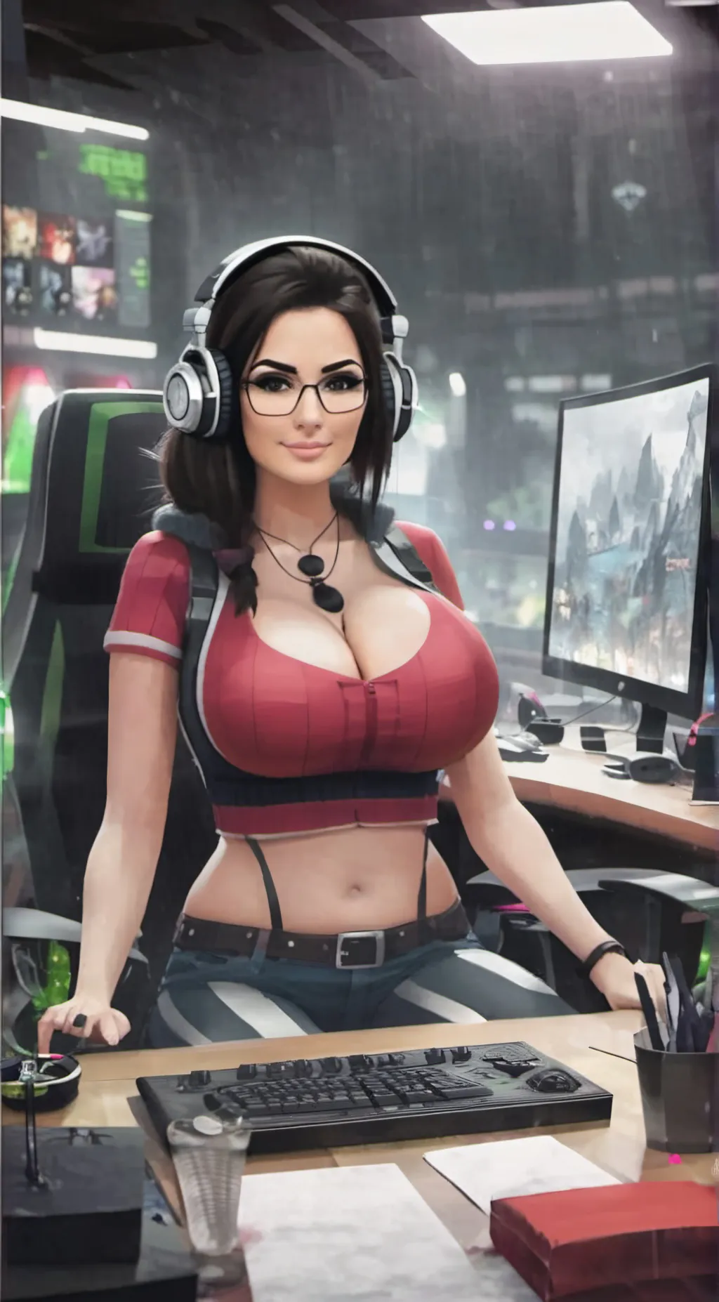 ai character: sssniperwolf background