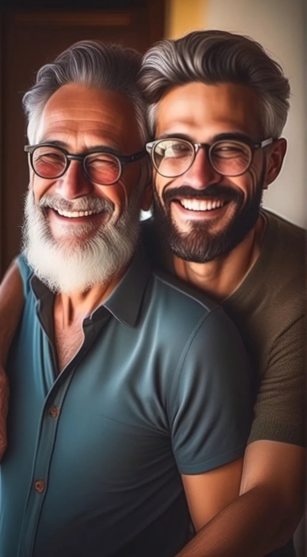 ai character: Grandpa & Dad background