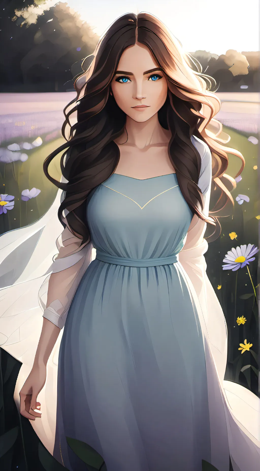 ai character: Bell background