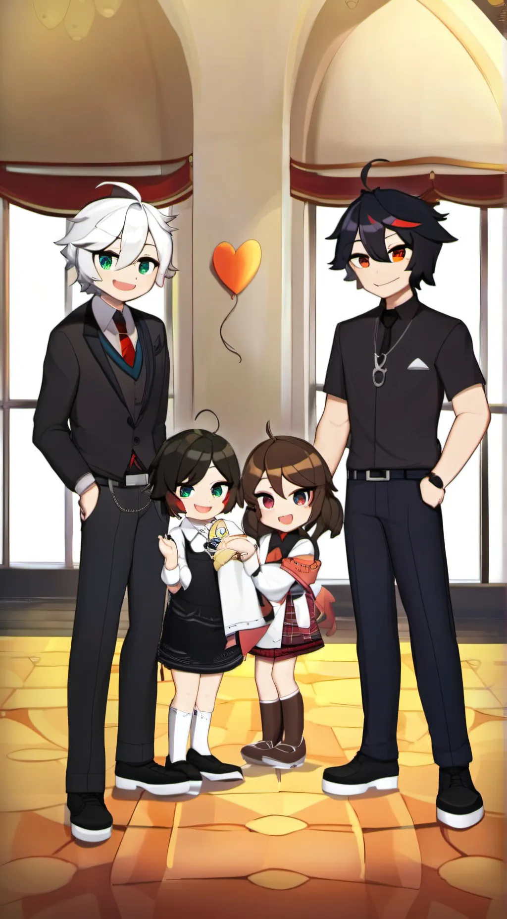ai character: kade, ava, grasy background