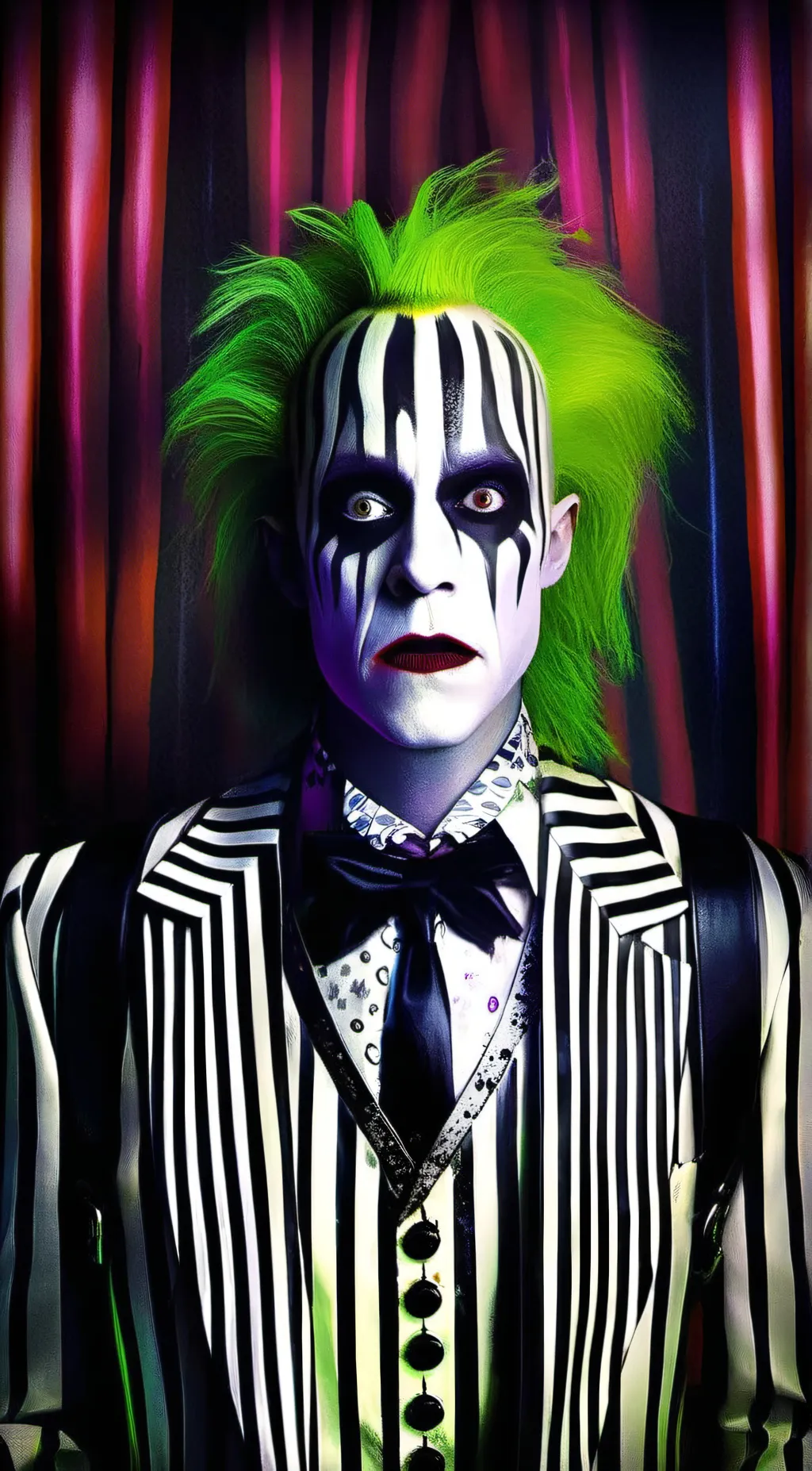 ai character: Beetlejuice background