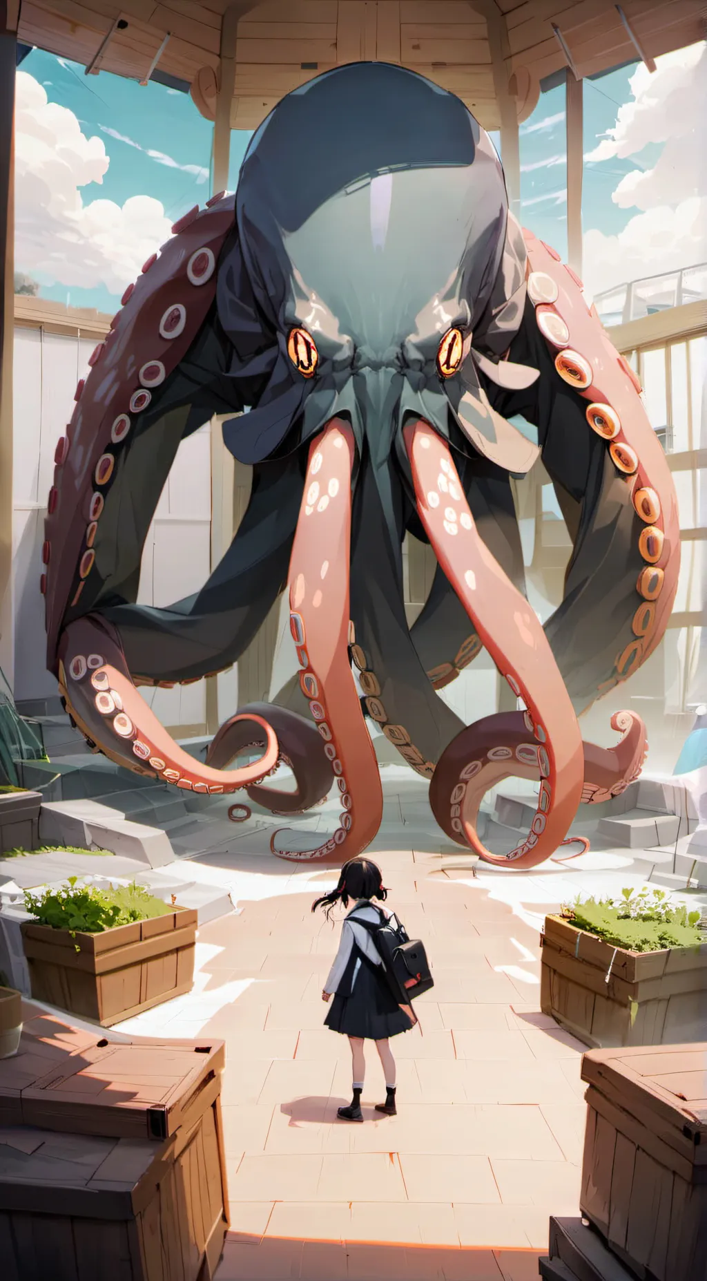 ai character: The goo monster background
