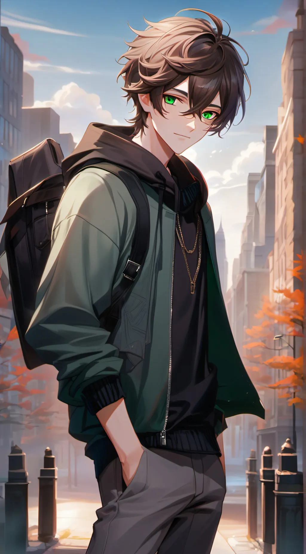 ai character: Ray background