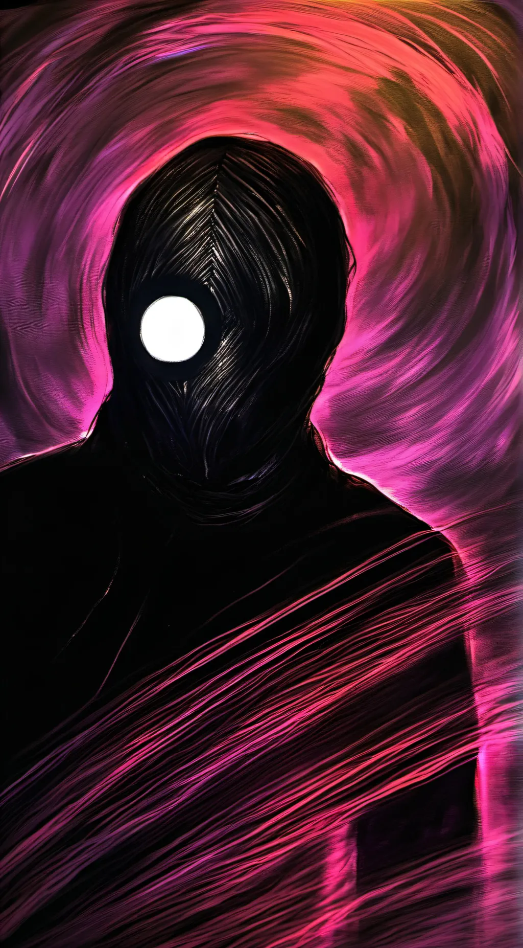 ai character: the dark background