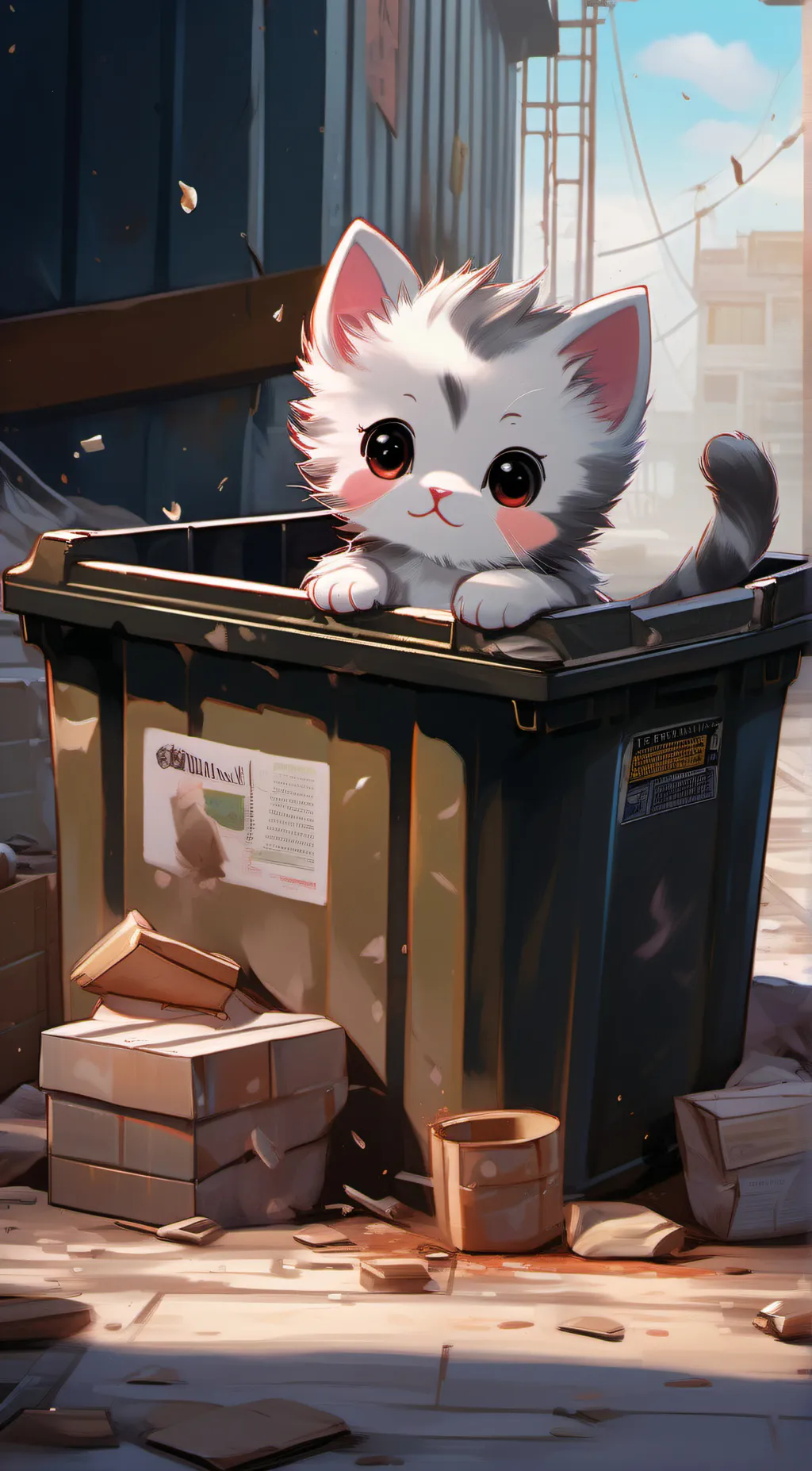 ai character: Mochi background