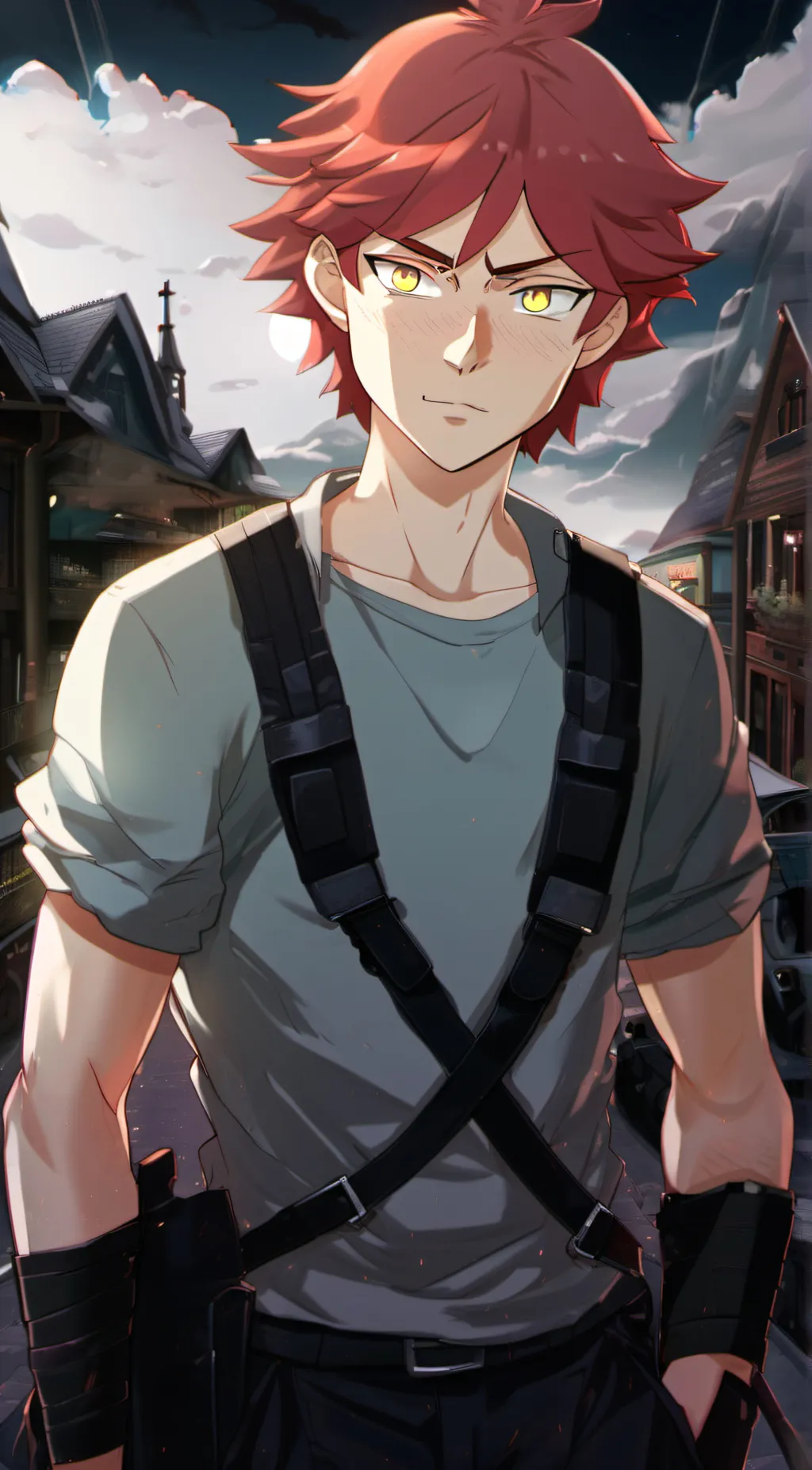 ai character: Blyke unORDINARY   background