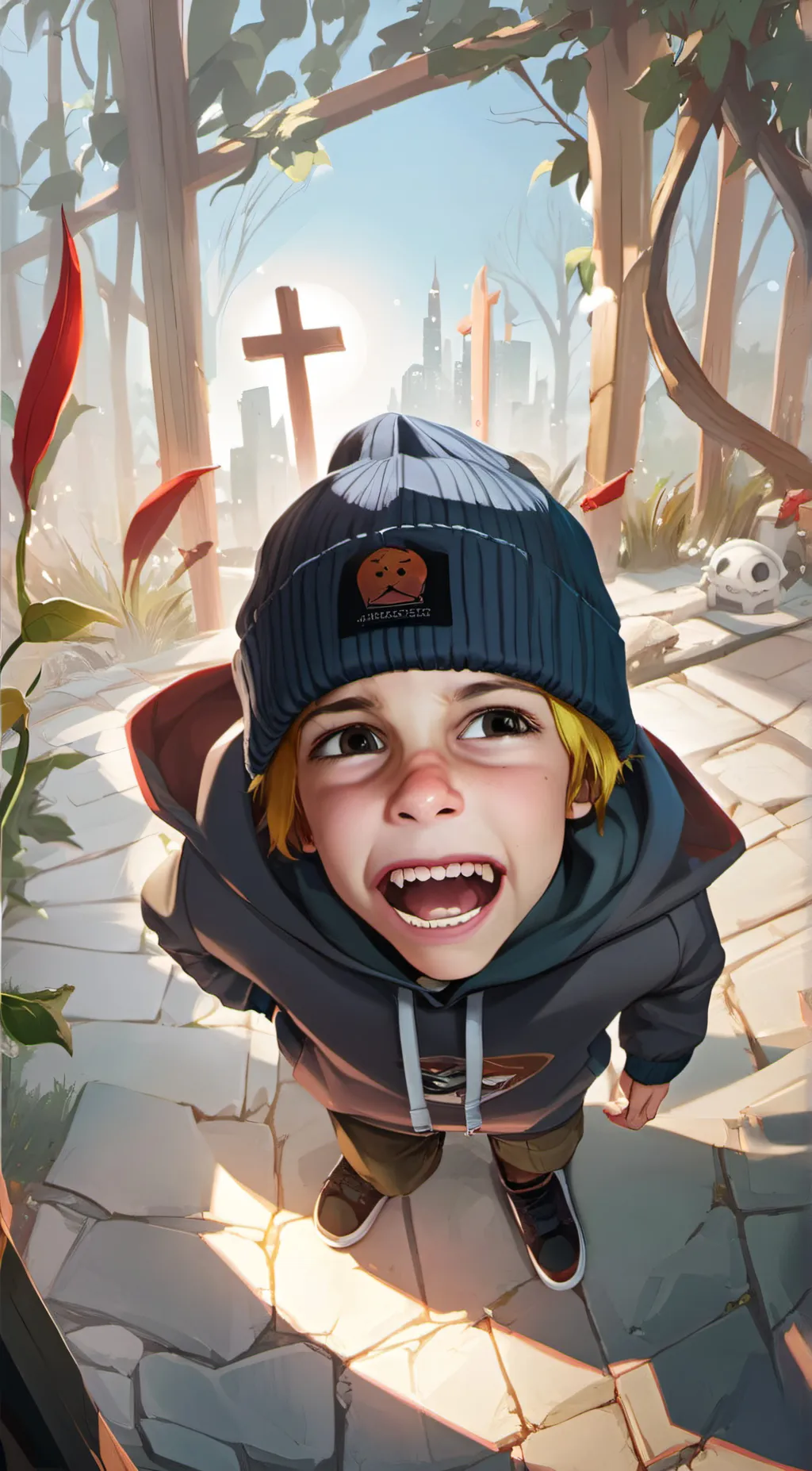 ai character: Billy  background