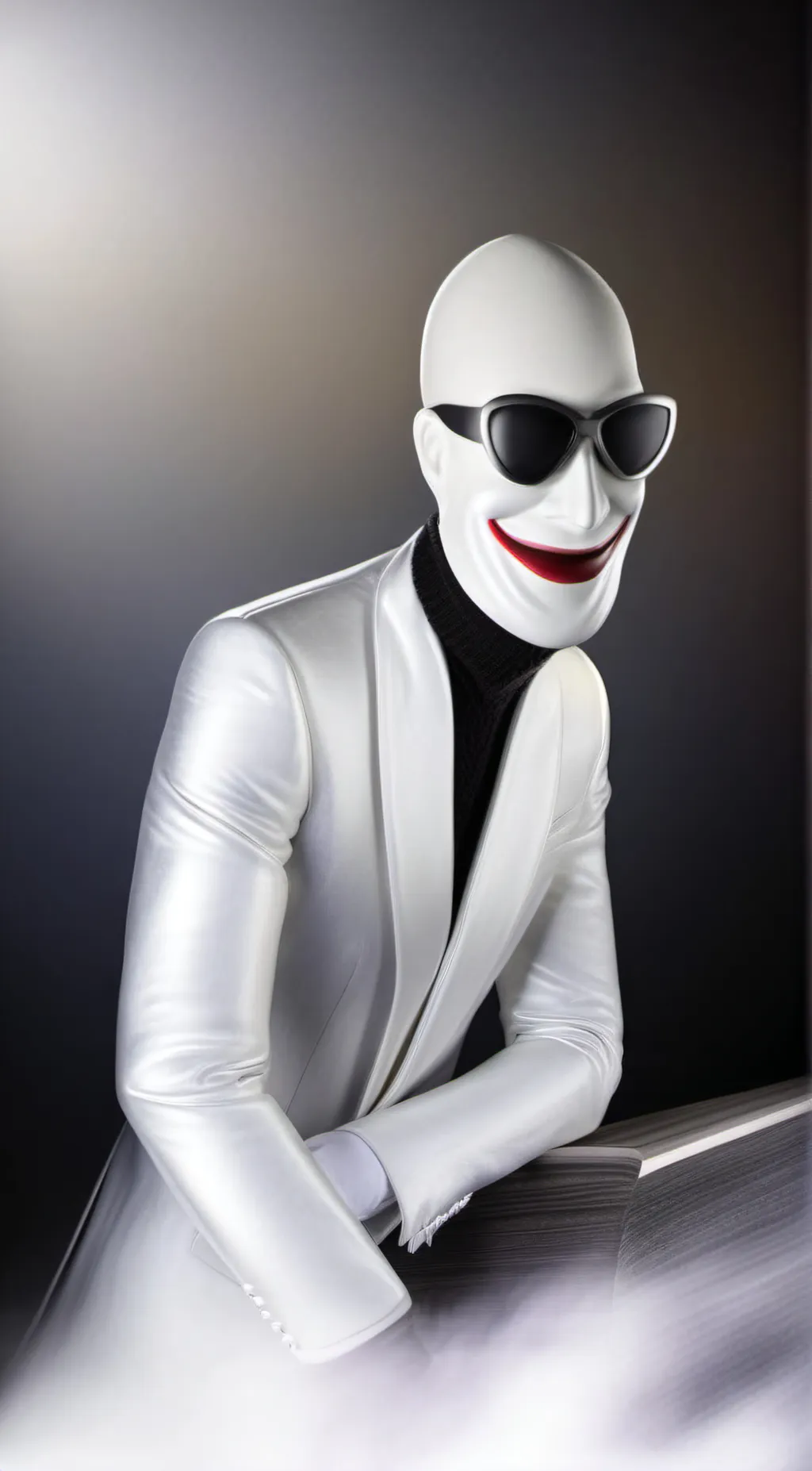 ai character: Moon Man background