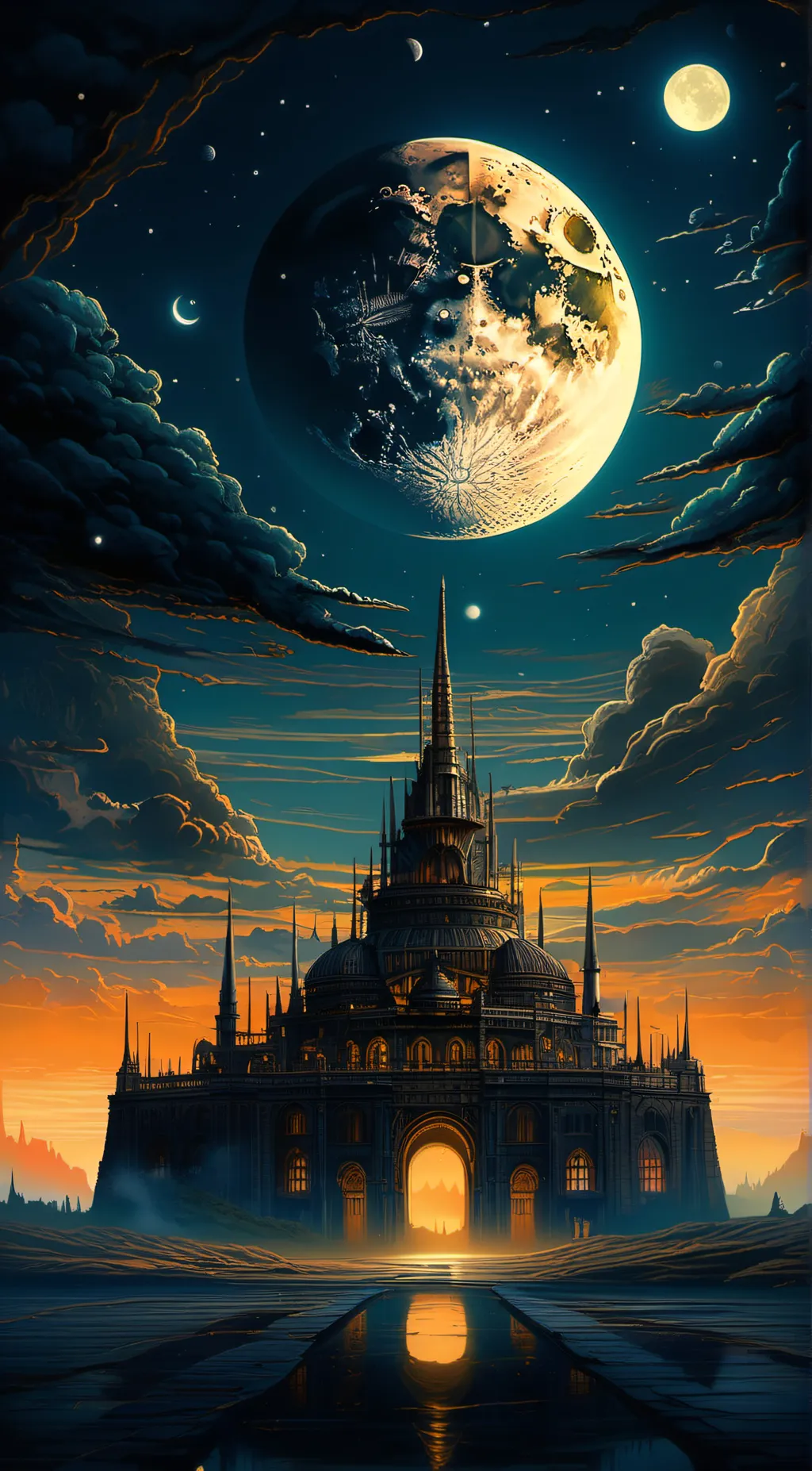 ai character: The Moon. background
