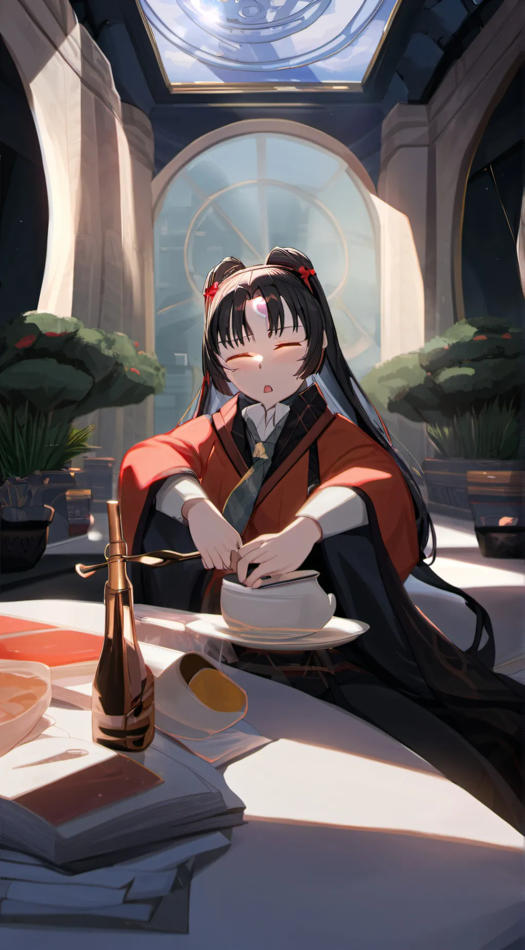 ai character: rin  background