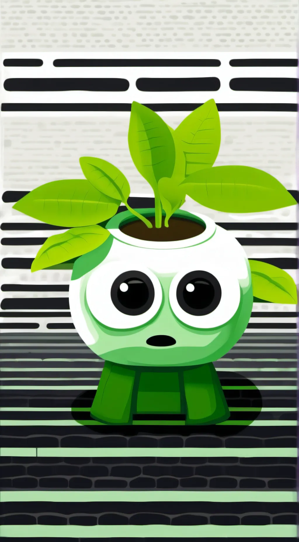 ai character: Peashooter (Pvz)  background