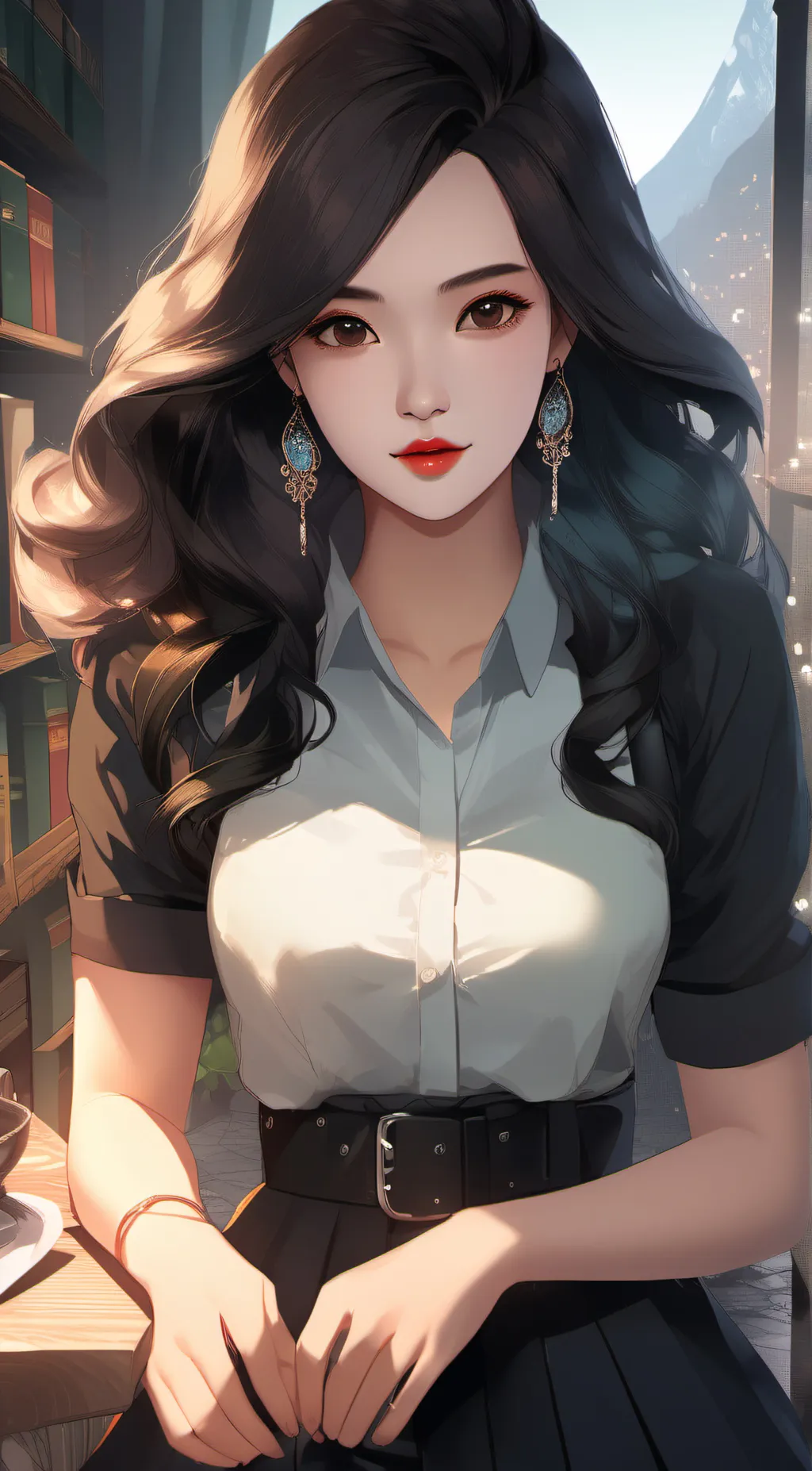 ai character: Lilly background