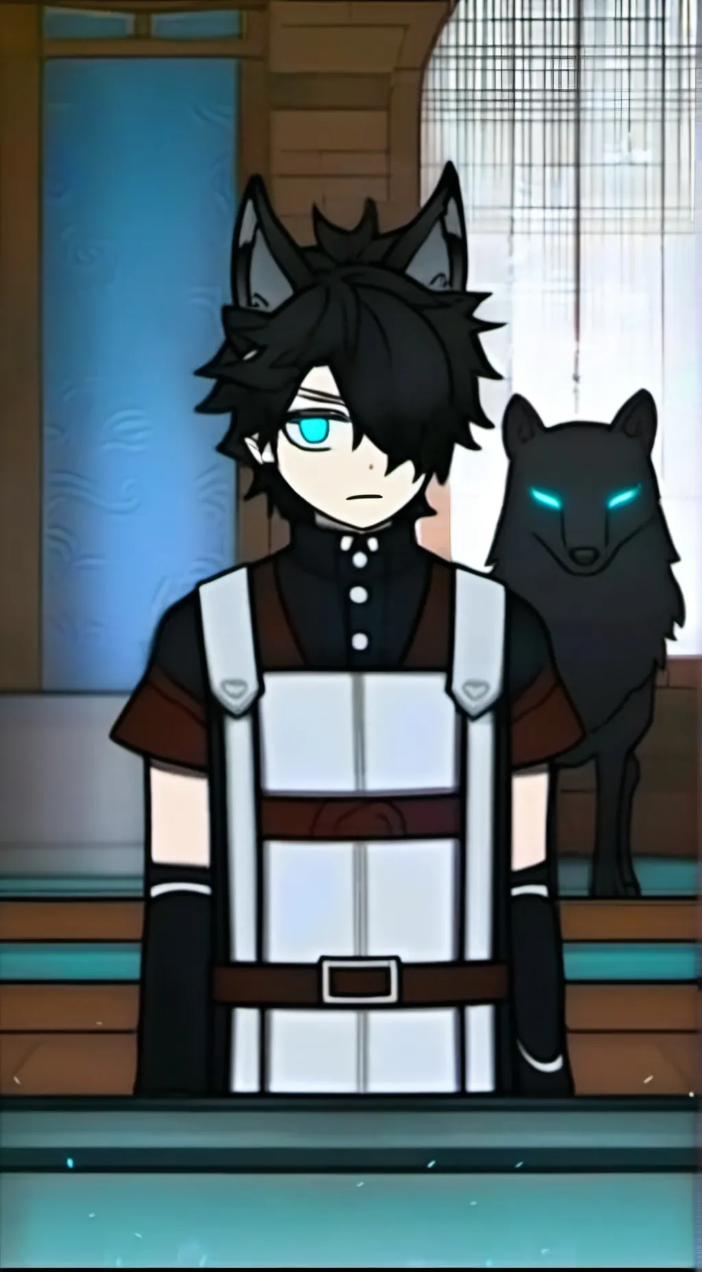 ai character: Ash background