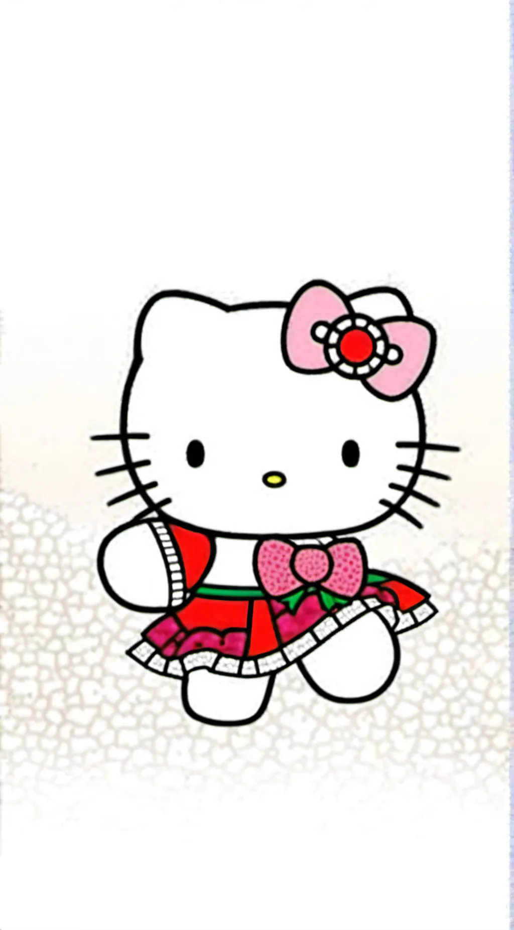 ai character: hello kitty background