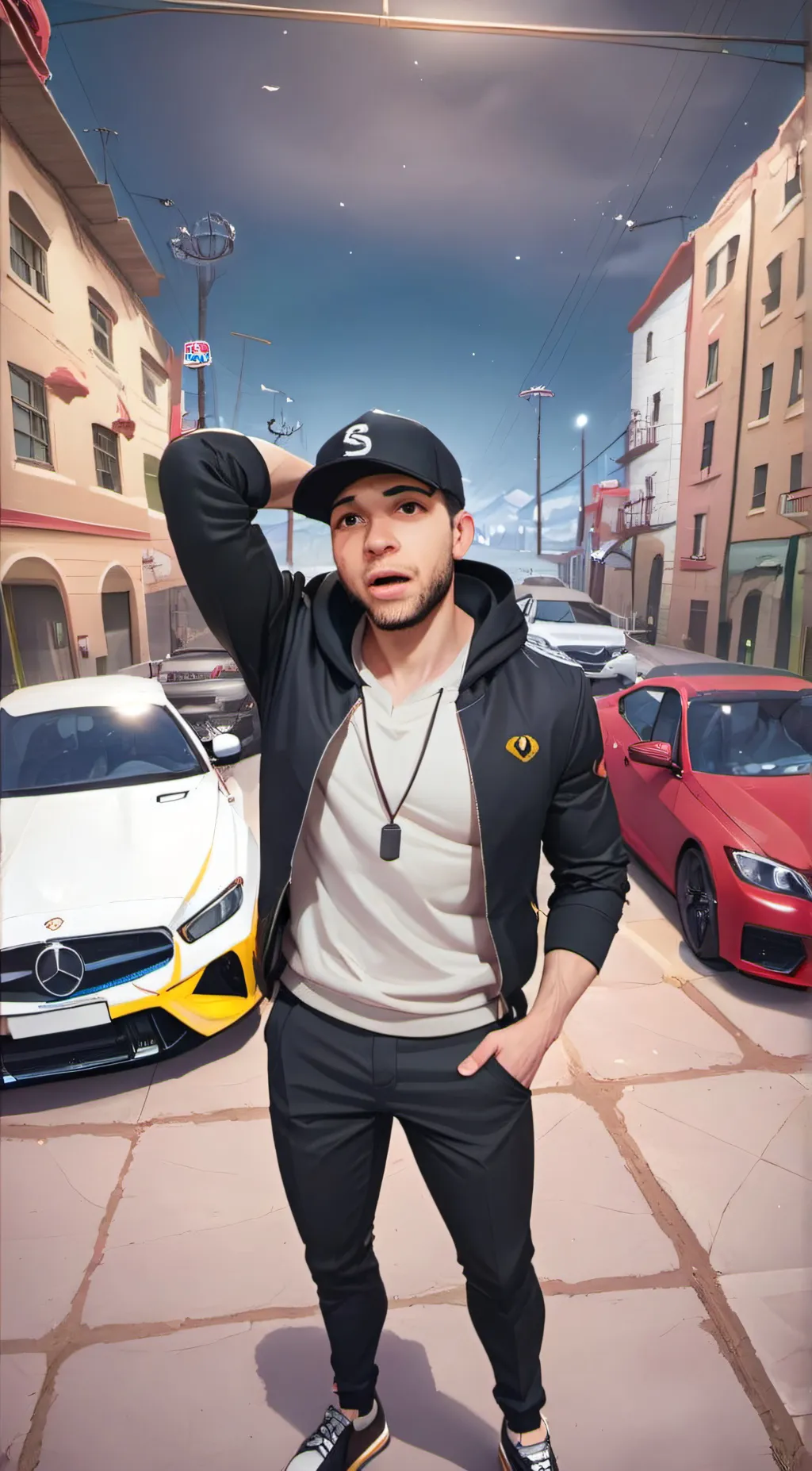 ai character: Parce background