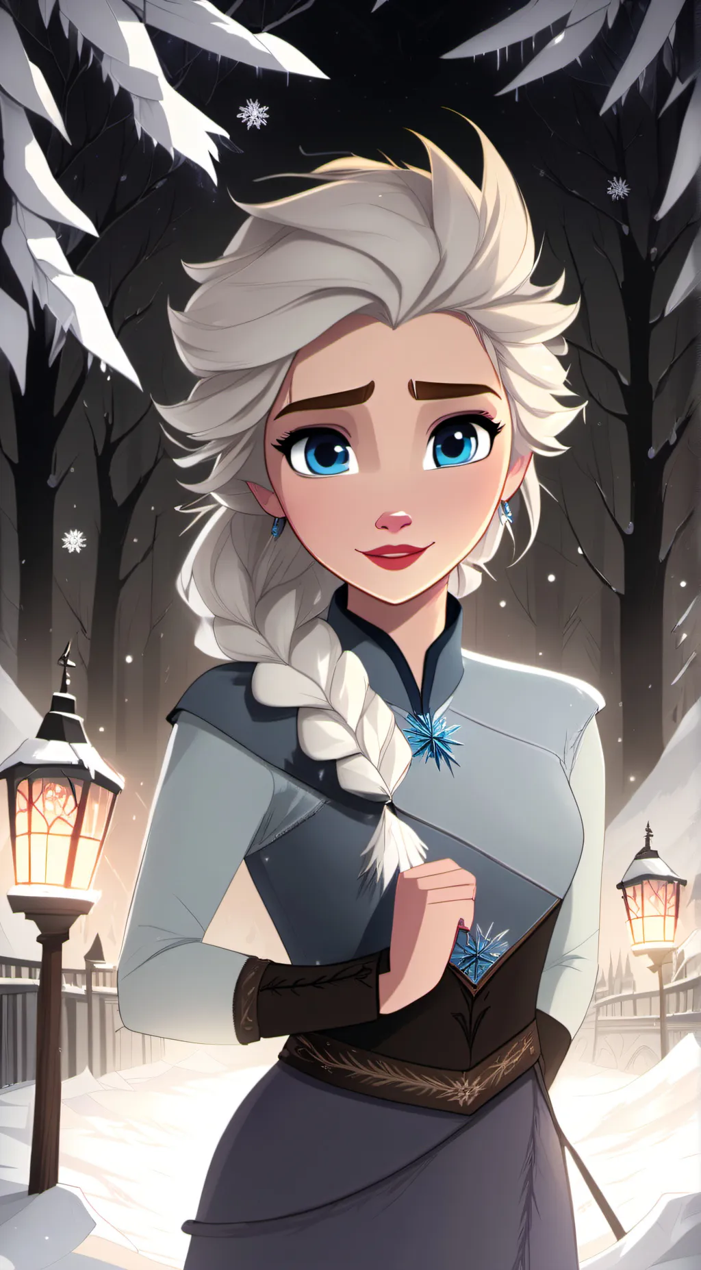 ai character: Elsa background