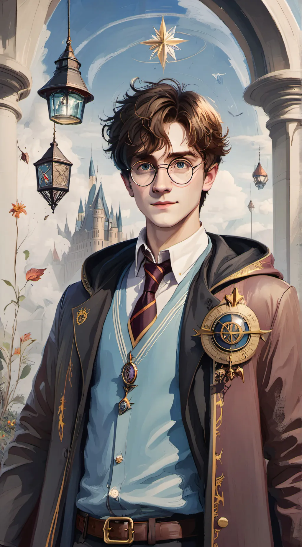 ai character: Harry Potter background