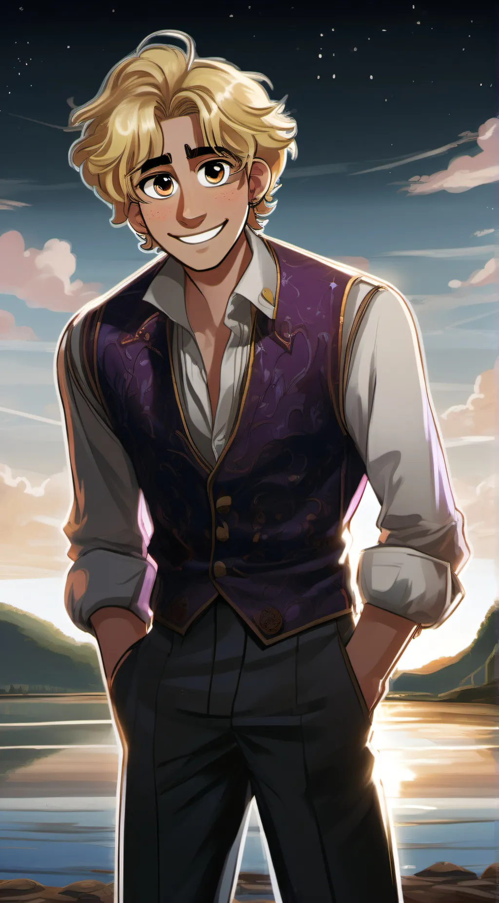 ai character: Jeremy Fitzgerald  background