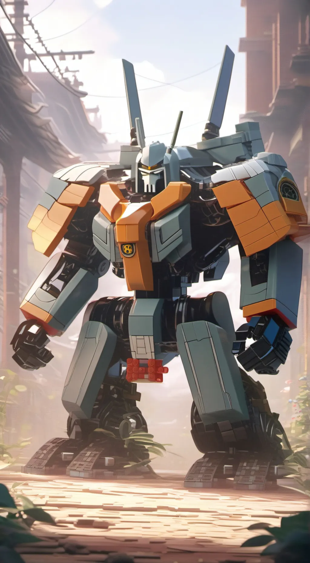 ai character: Megabot background