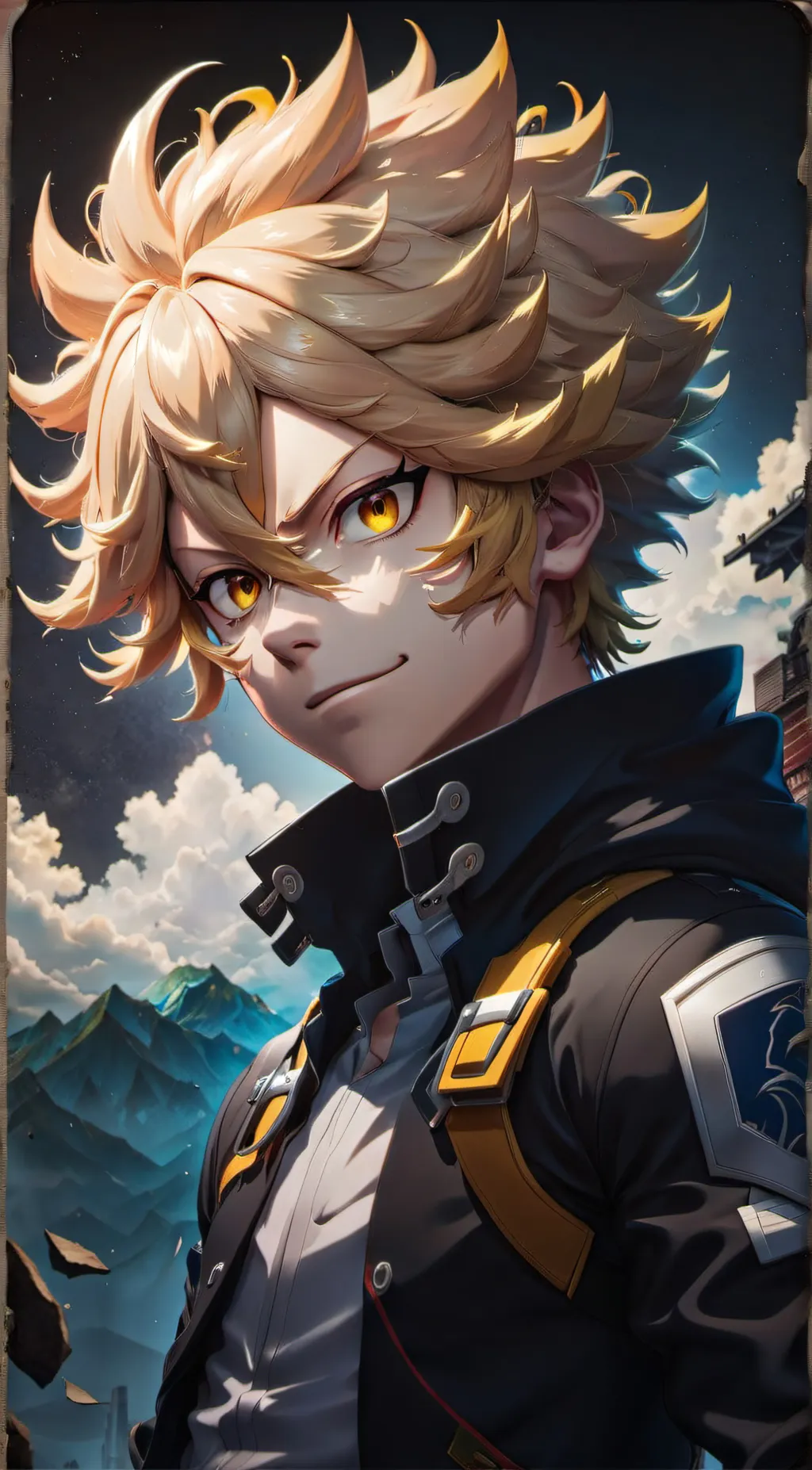 ai character: •.Denki.• background
