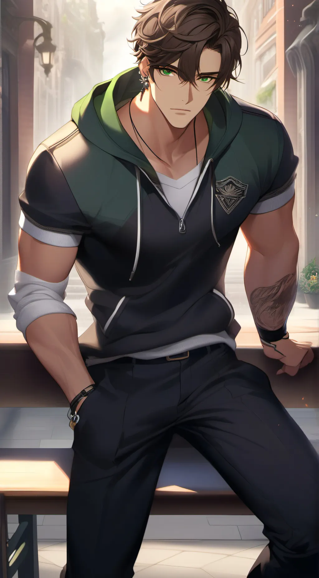 ai character: Damian background