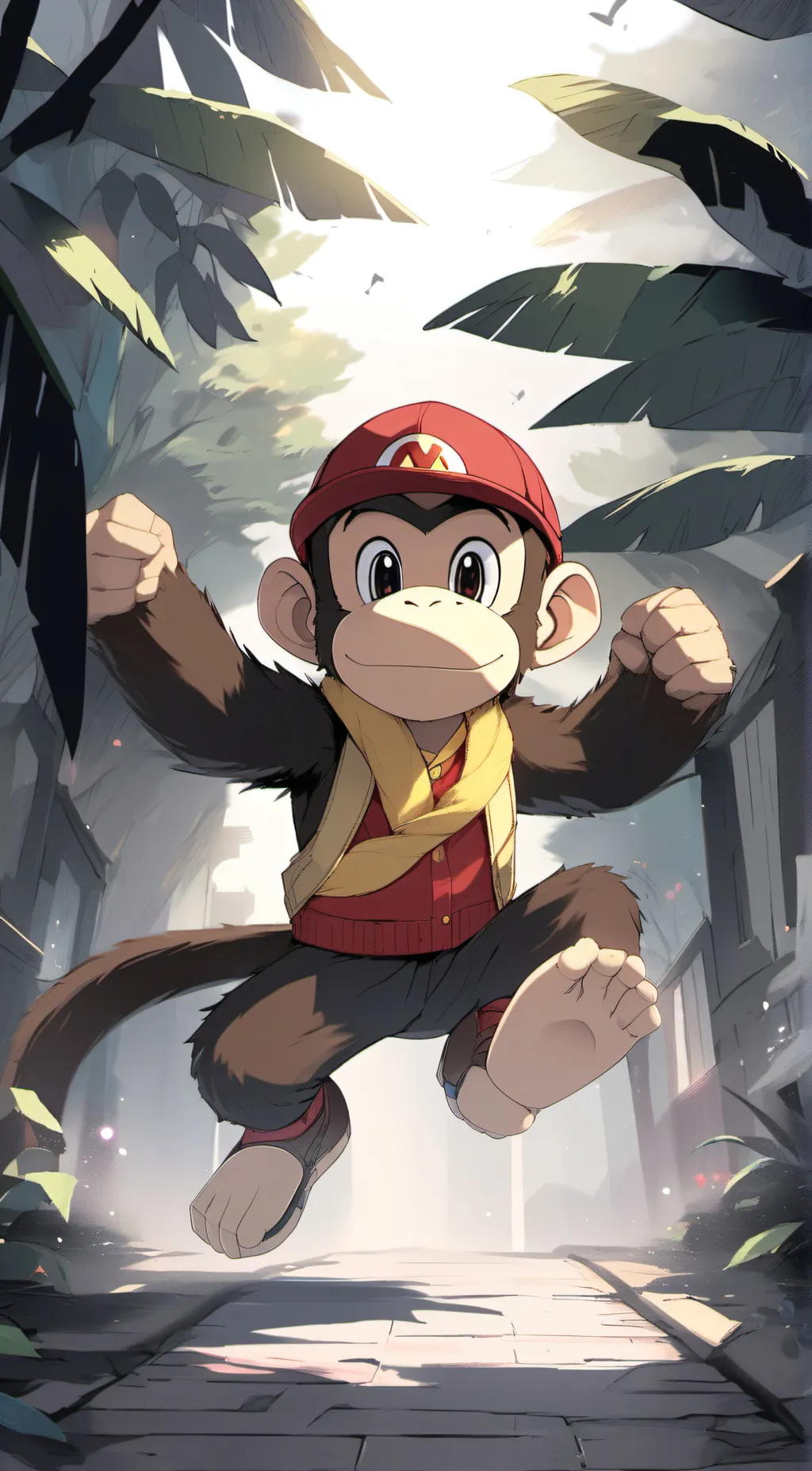 ai character: Diddy Kong background