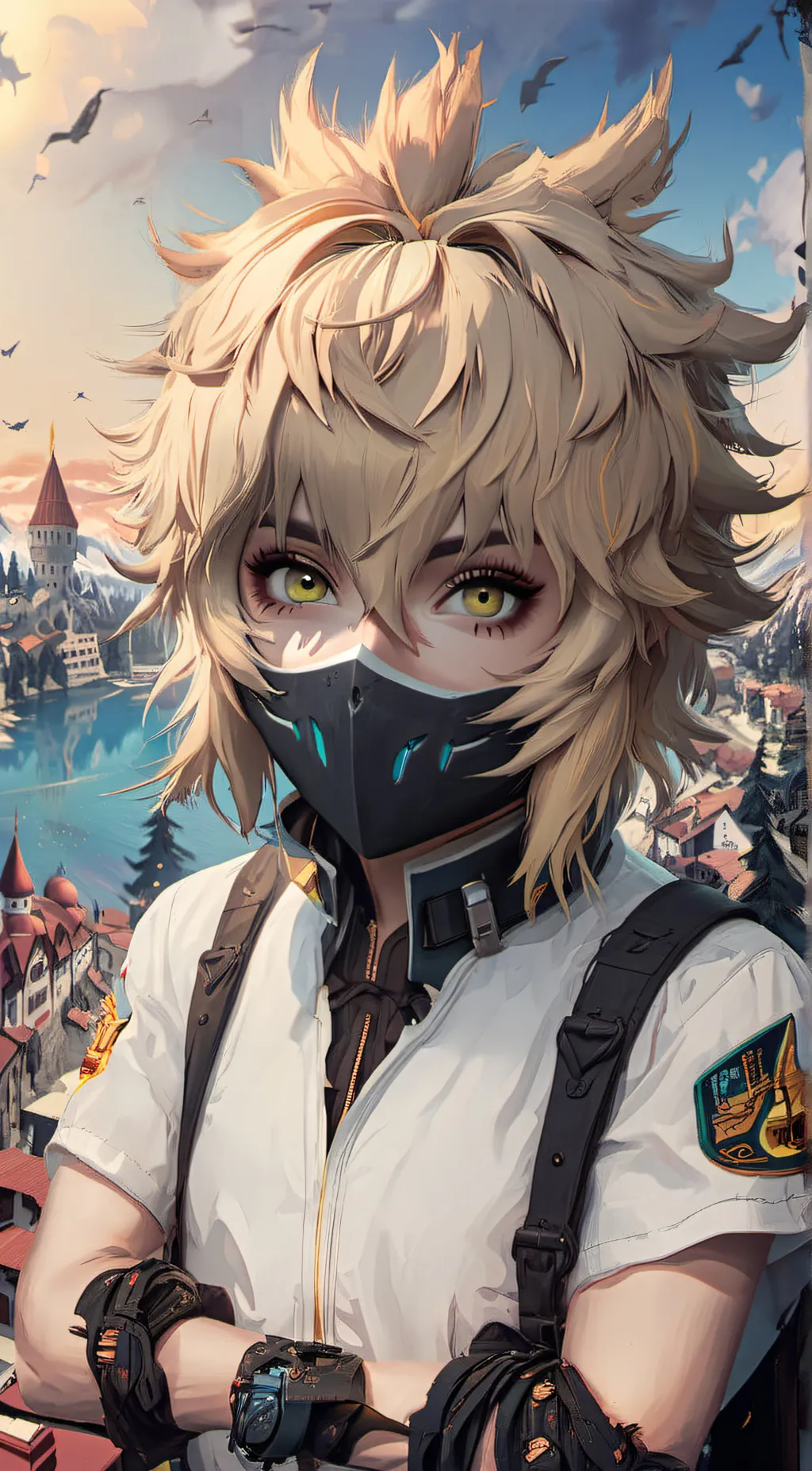 ai character: Max background