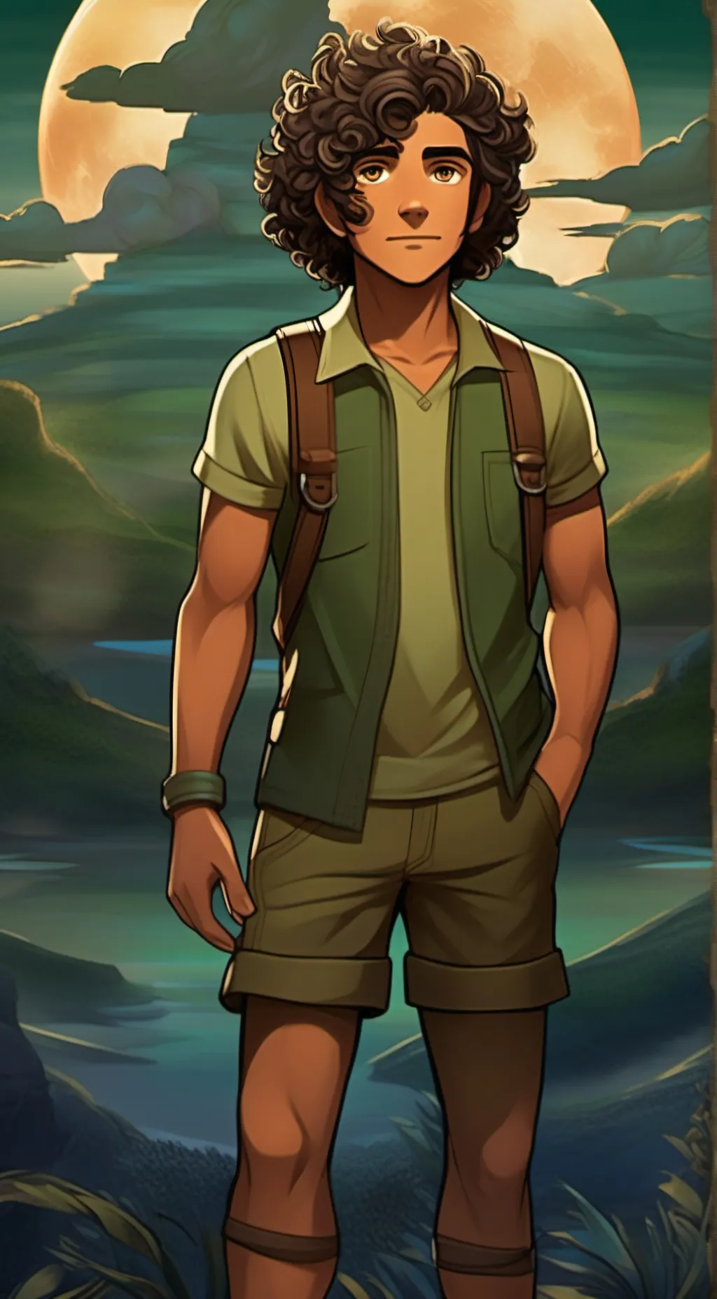 ai character: CHARLORS☀️ARSTIERO background