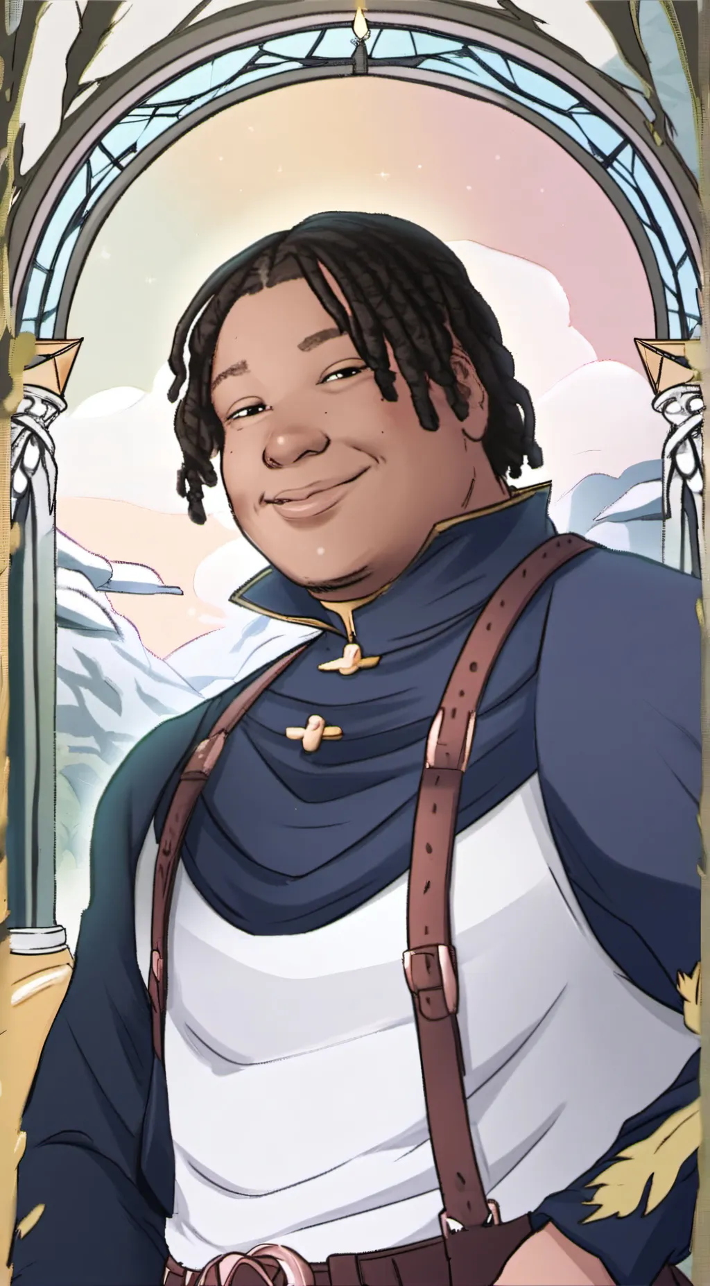ai character: fat homie background
