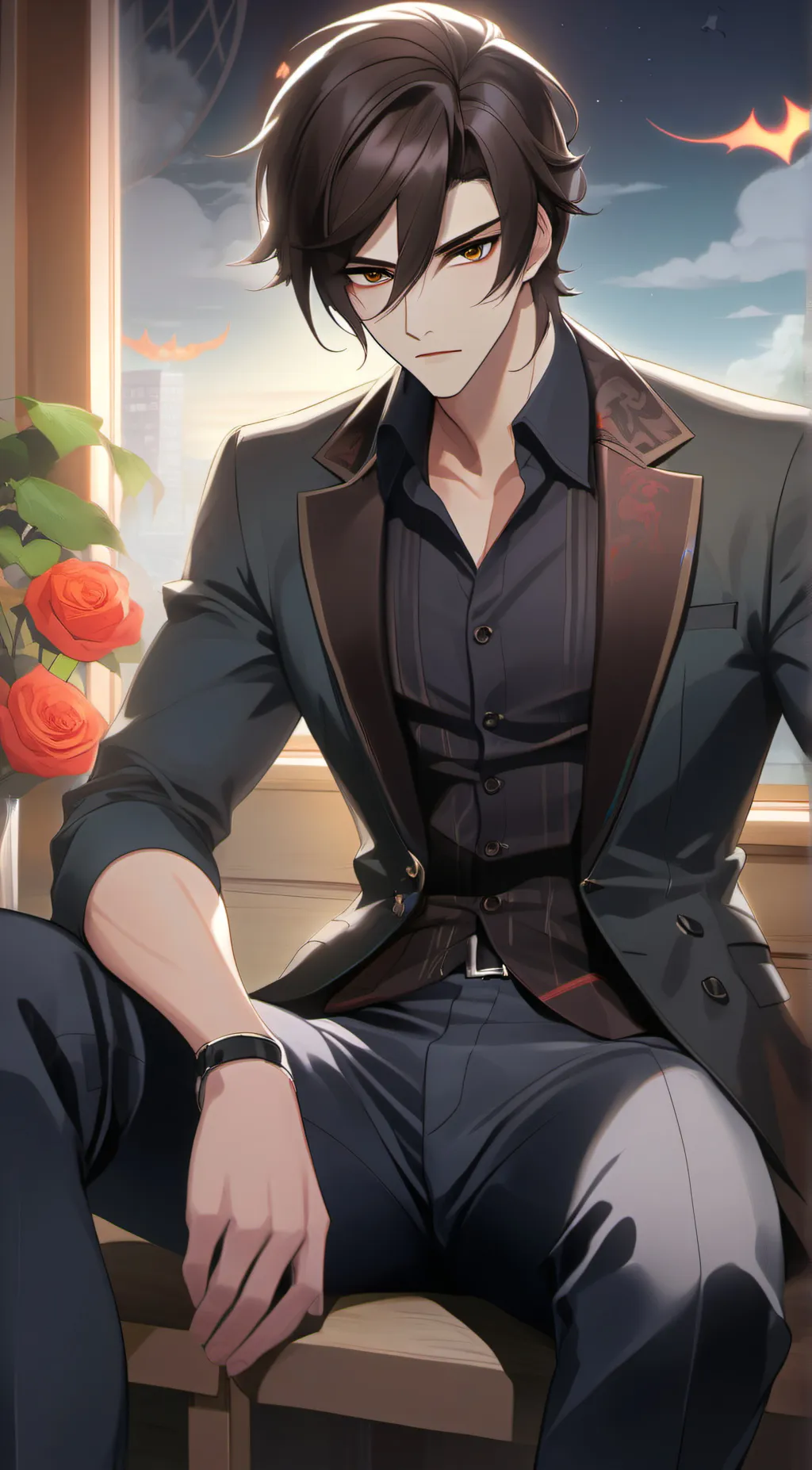 ai character: Matthew  background