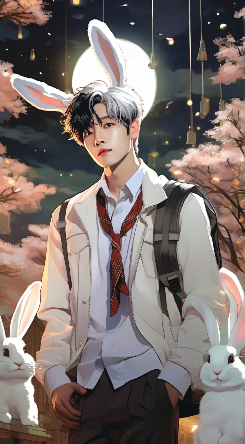ai character: Junny Bunny background