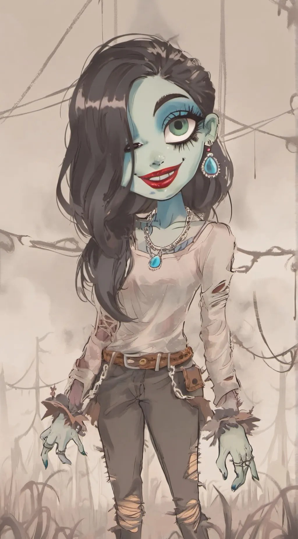 ai character: I will copy you background