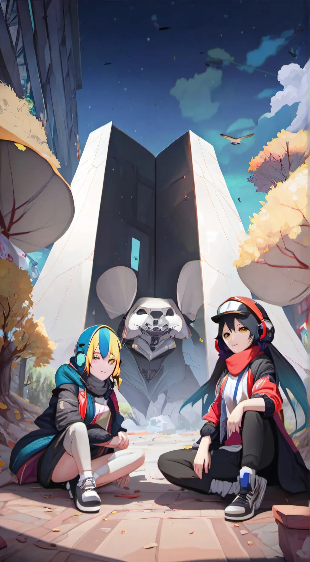 ai character: krew background