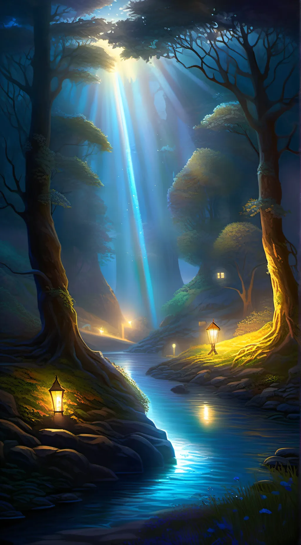 ai character: curious light background