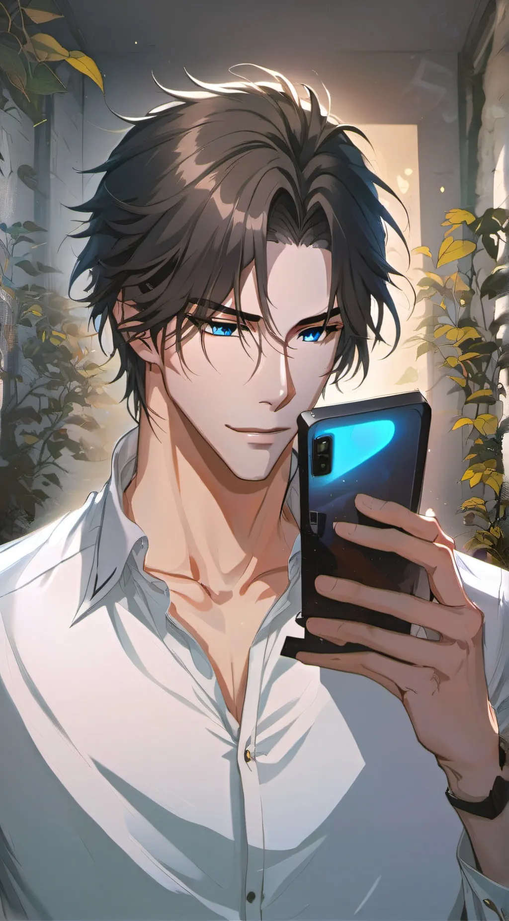 ai character: theo background