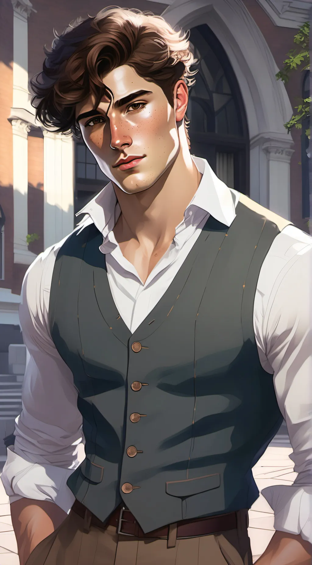 ai character: Hans Kleeblatt background