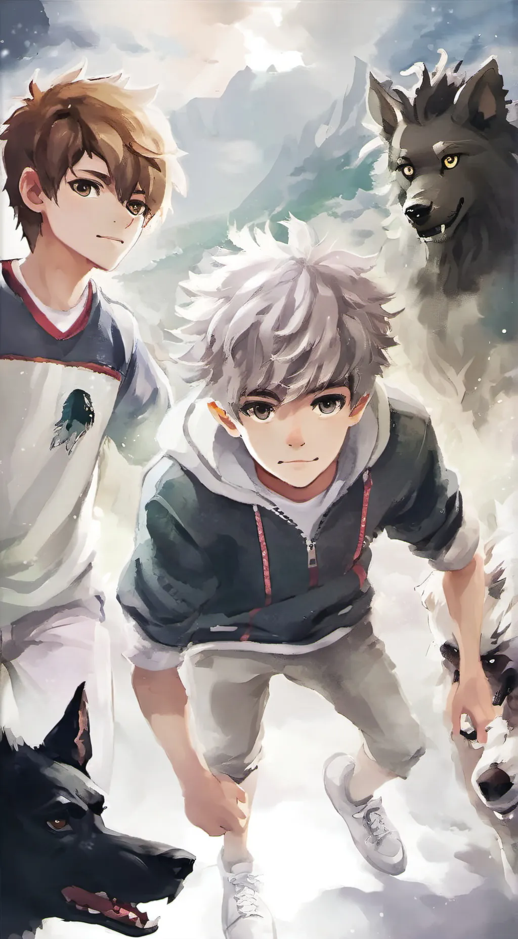 ai character: Ian and Julius background