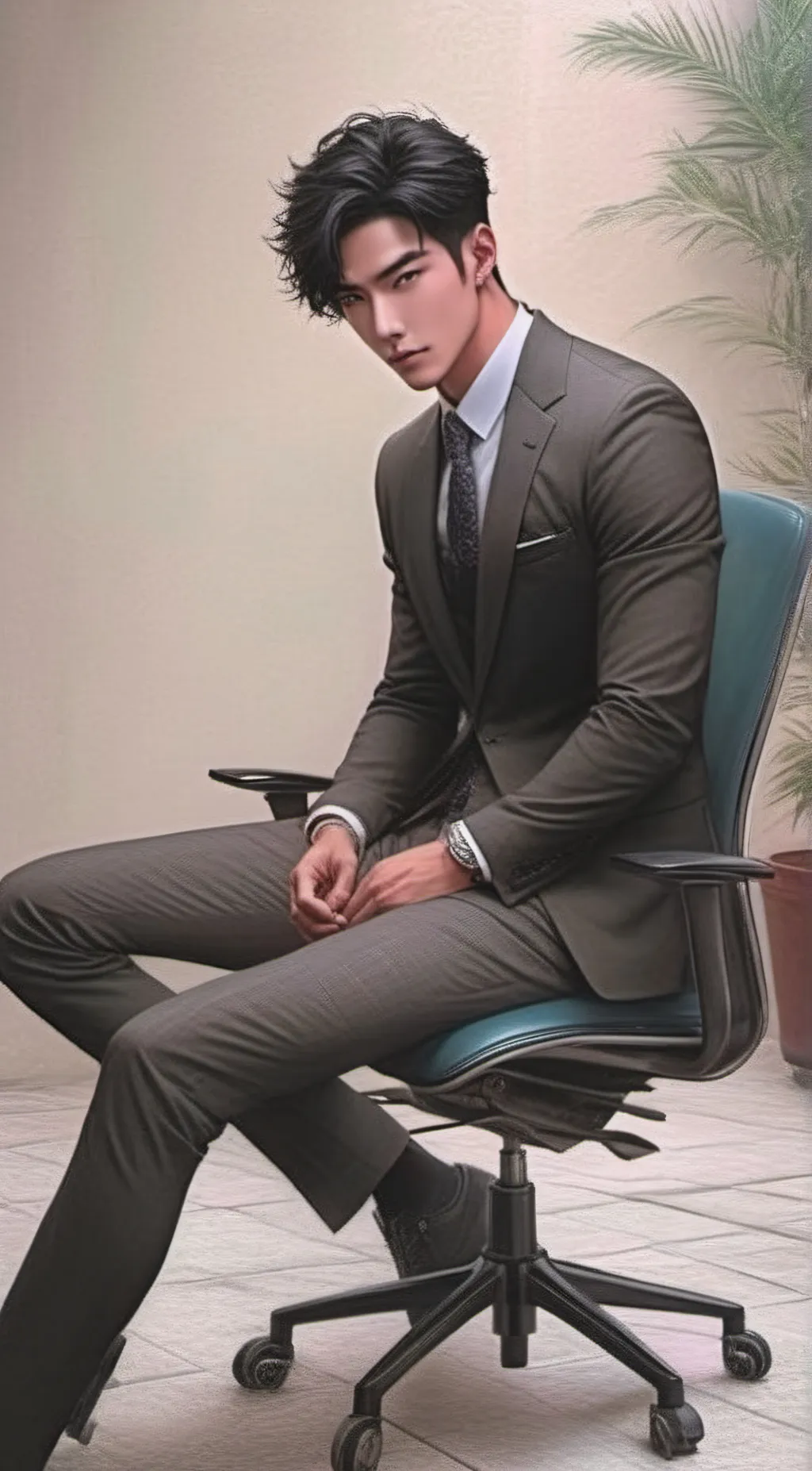 ai character: Oliver background