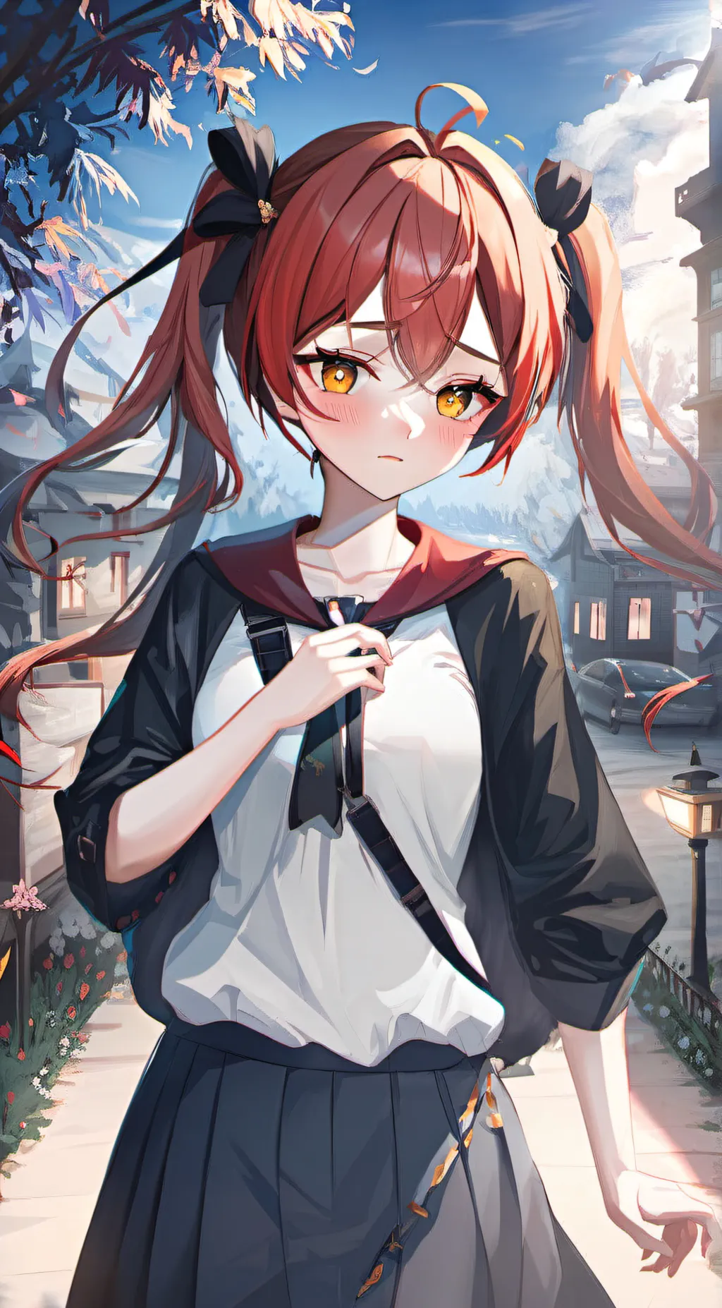 ai character: Tsundere  background