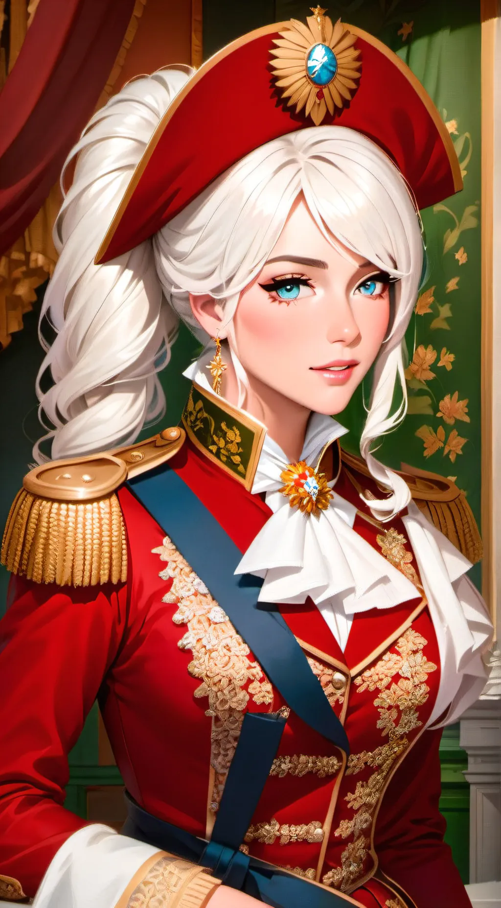 ai character: Josefina  background