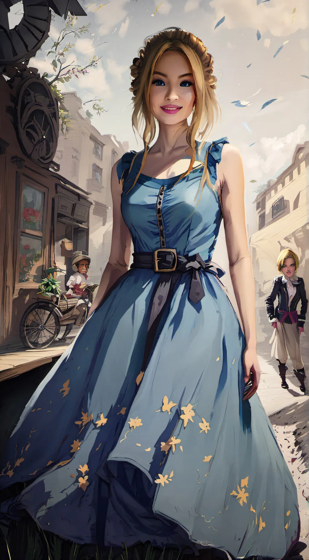 ai character: milly background