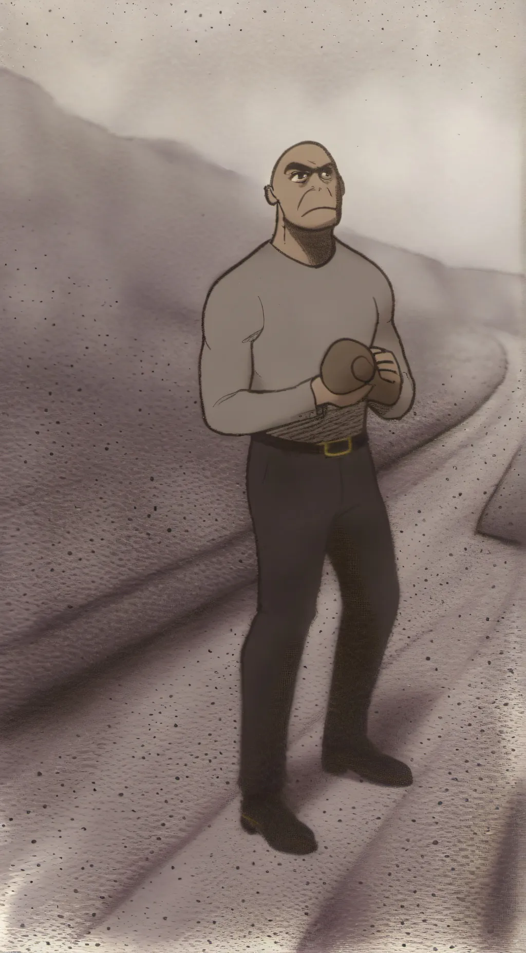 ai character: dwayne ur mom john background