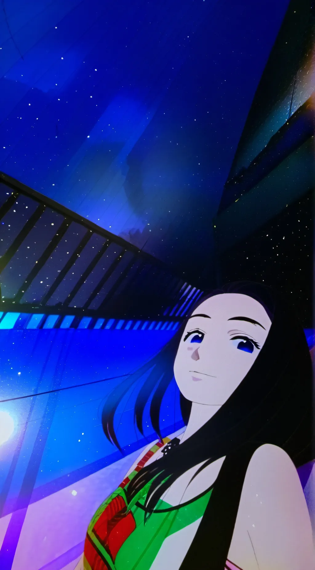 ai character: Nezuko background