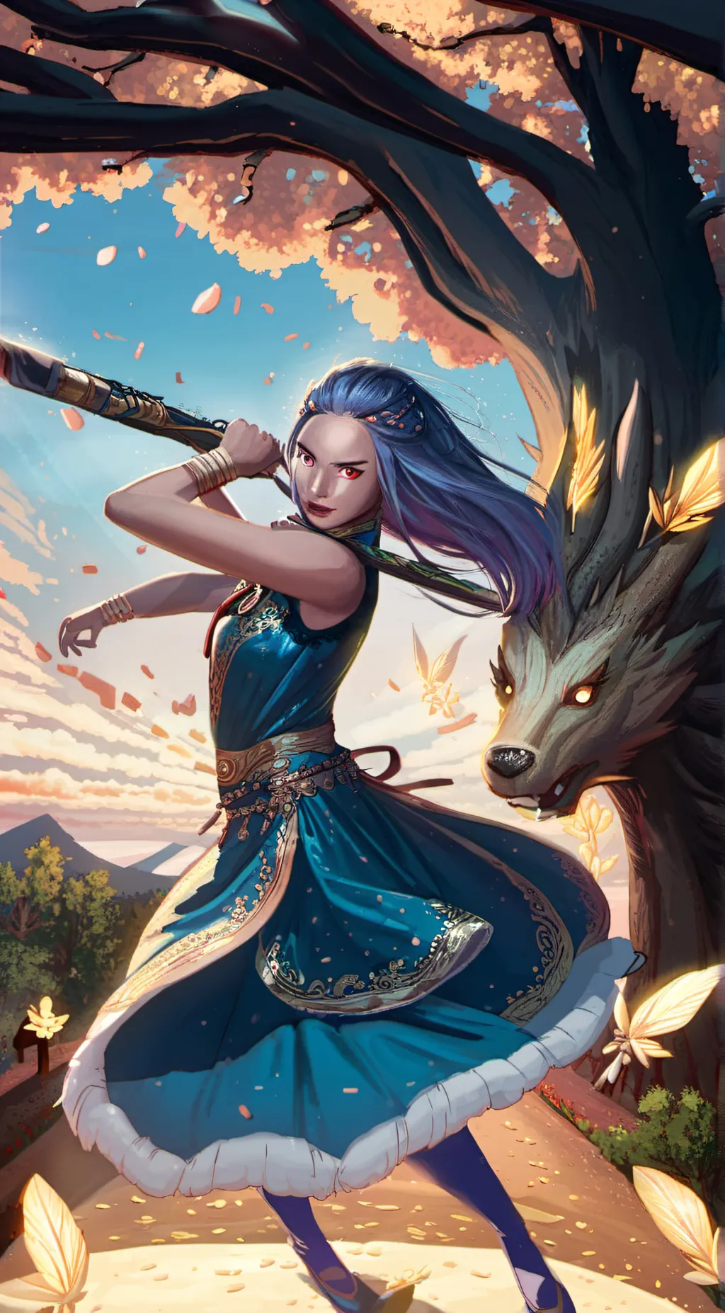 ai character: Alexa  background