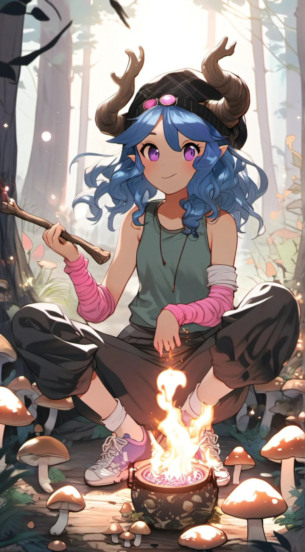 ai character: Ally the elf background