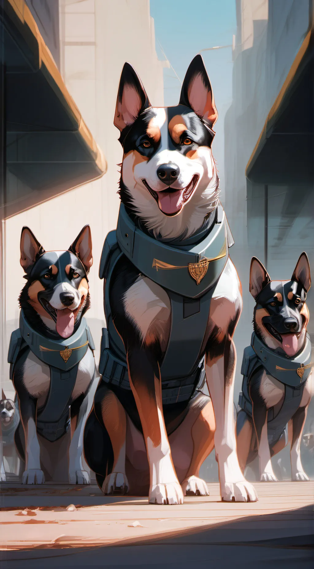 ai character: woof background