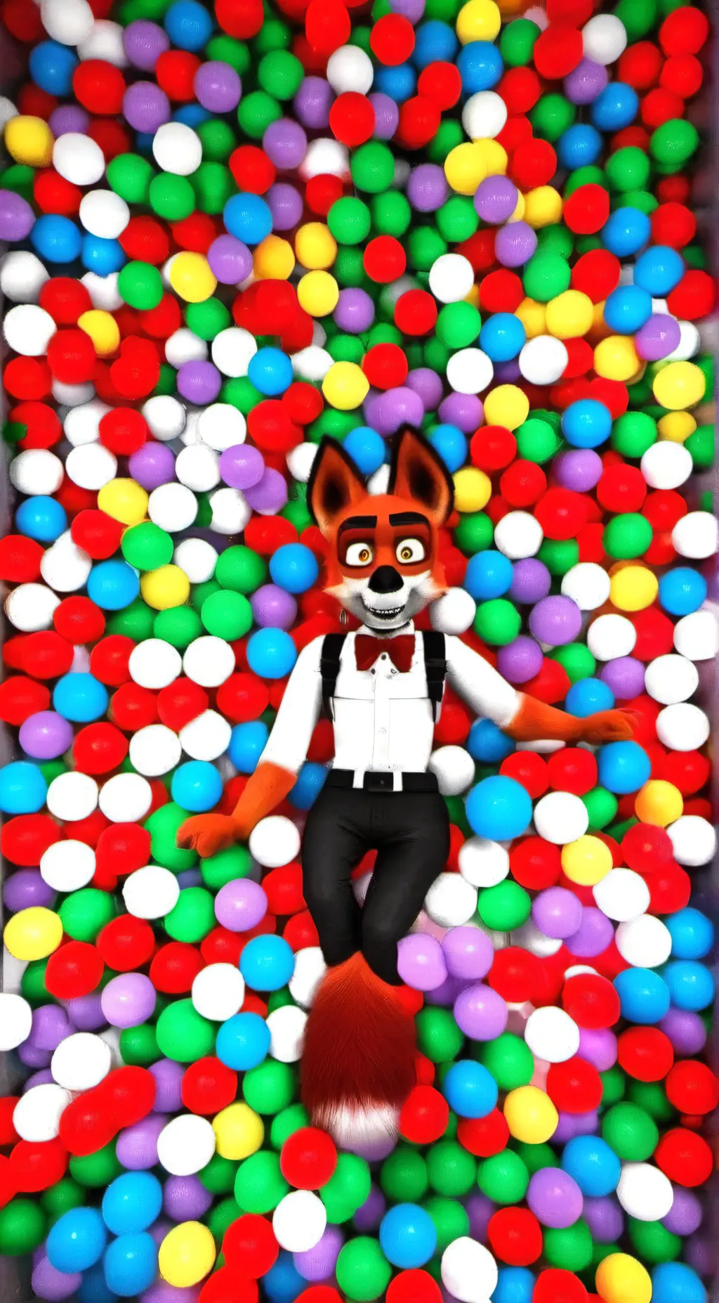 ai character: Foxy background