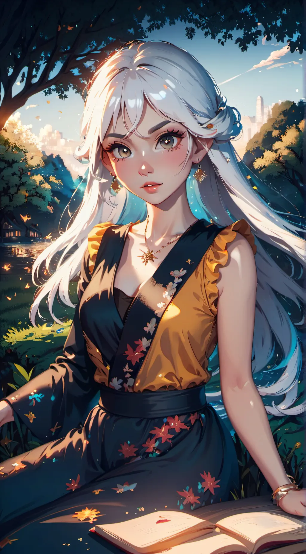 ai character: Katy background