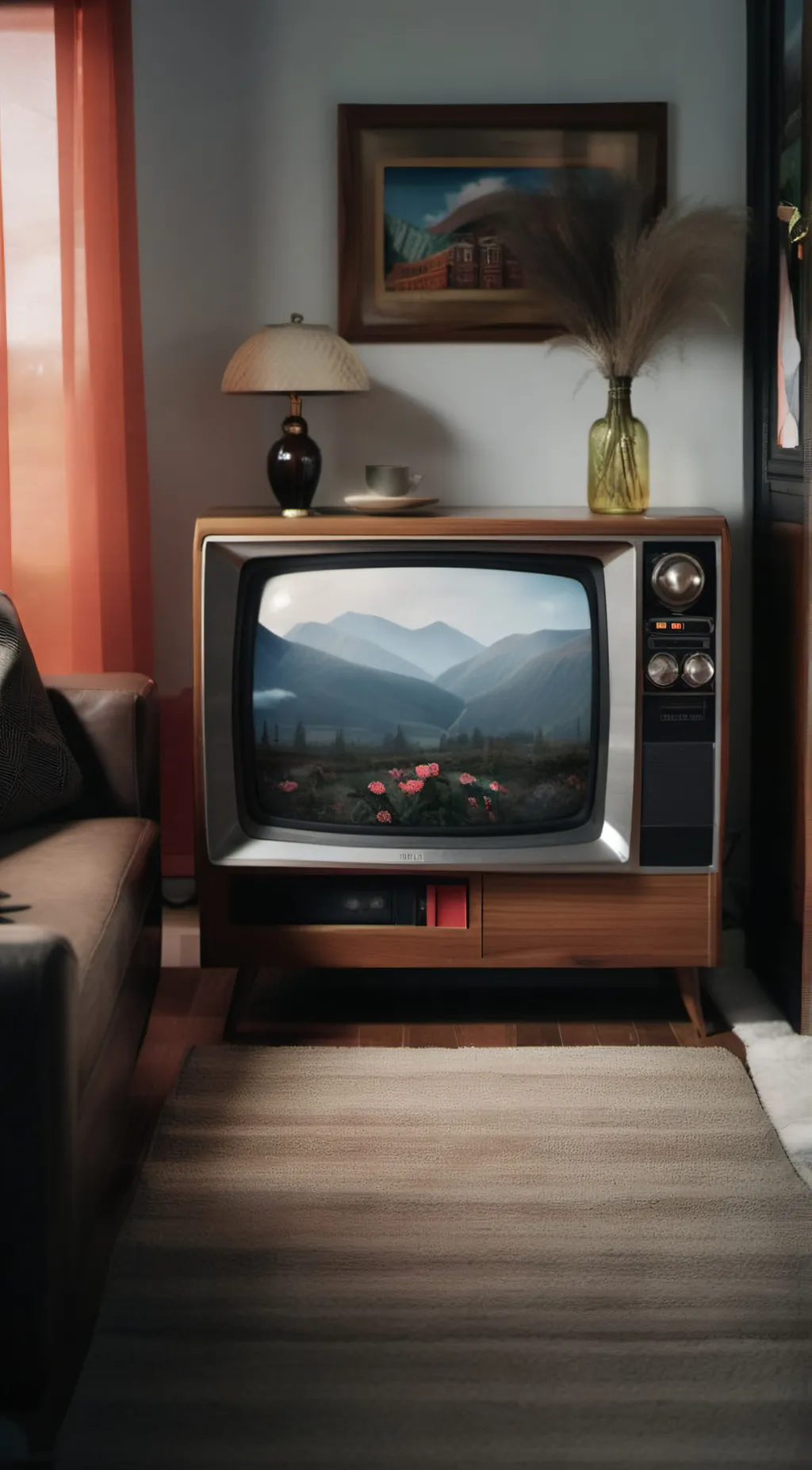 ai character: your tv 👑  background